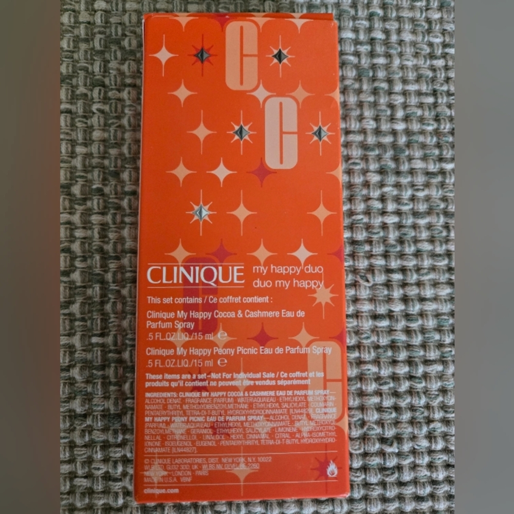 Clinique My Happy Duo Set - Cocoa& Cashmere - Peony& Picnic - Picture 2 of 3